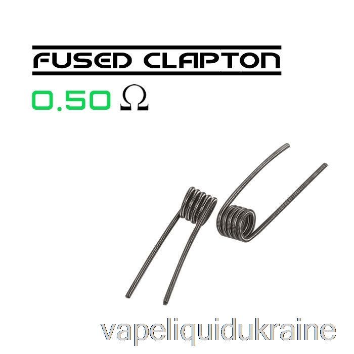 Vape Liquid Ukraine Wotofo Comp Wire - Prebuilt Coils 0.5ohm Fused Clapton - Pack of 10